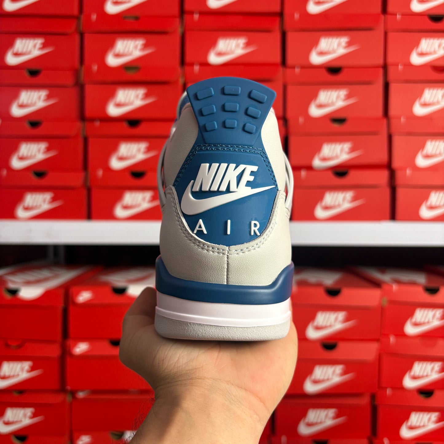 Nike Air Jordan 4 Retro OG Military Blue – Sneakers Uomo Donna