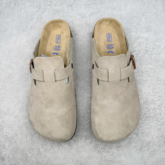 Birkenstock Boston con Plantare Morbido – Zoccoli Unisex Comfort in Pelle
