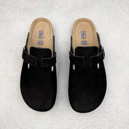 Birkenstock Boston con Plantare Morbido – Zoccoli Unisex Comfort in Pelle