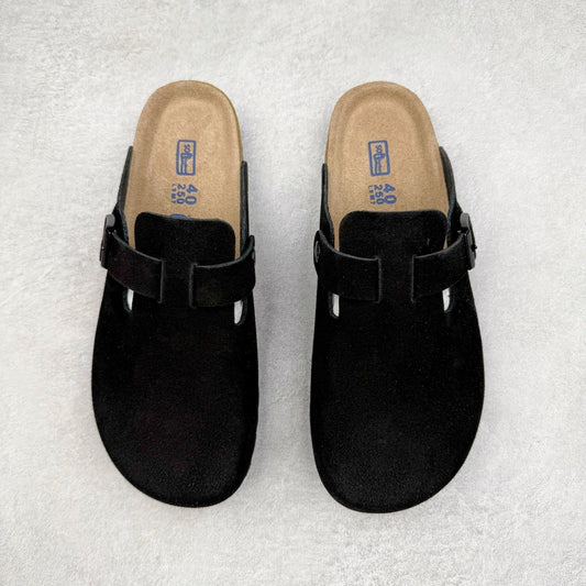 Birkenstock Boston con Plantare Morbido – Zoccoli Unisex Comfort in Pelle