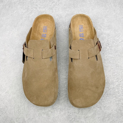 Birkenstock Boston con Plantare Morbido – Zoccoli Unisex Comfort in Pelle