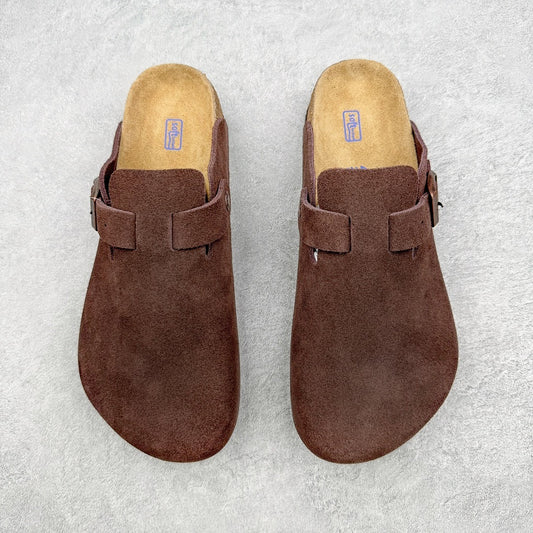 Birkenstock Boston con Plantare Morbido – Zoccoli Unisex Comfort in Pelle