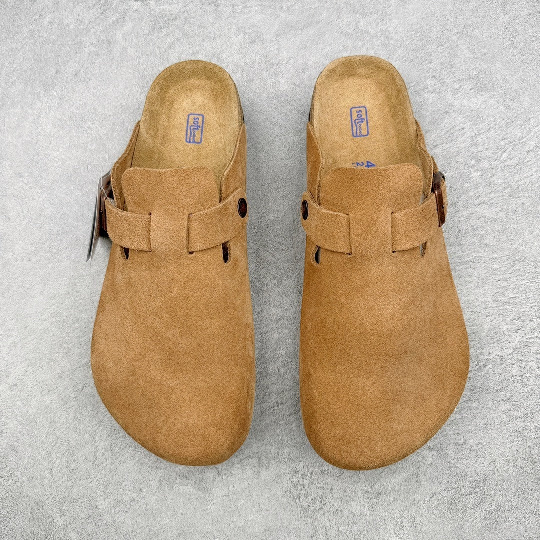 Birkenstock Boston con Plantare Morbido – Zoccoli Unisex Comfort in Pelle