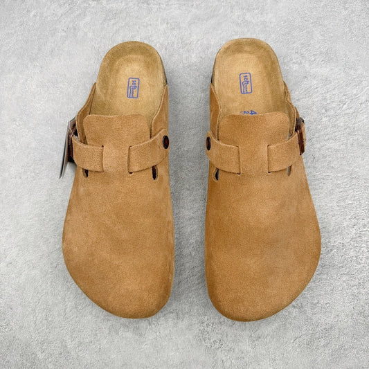 Birkenstock Boston con Plantare Morbido – Zoccoli Unisex Comfort in Pelle