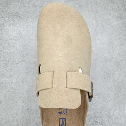 Birkenstock Boston con Plantare Morbido – Zoccoli Unisex Comfort in Pelle