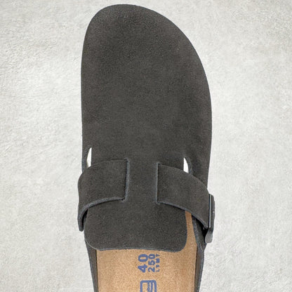 Birkenstock Boston con Plantare Morbido – Zoccoli Unisex Comfort in Pelle