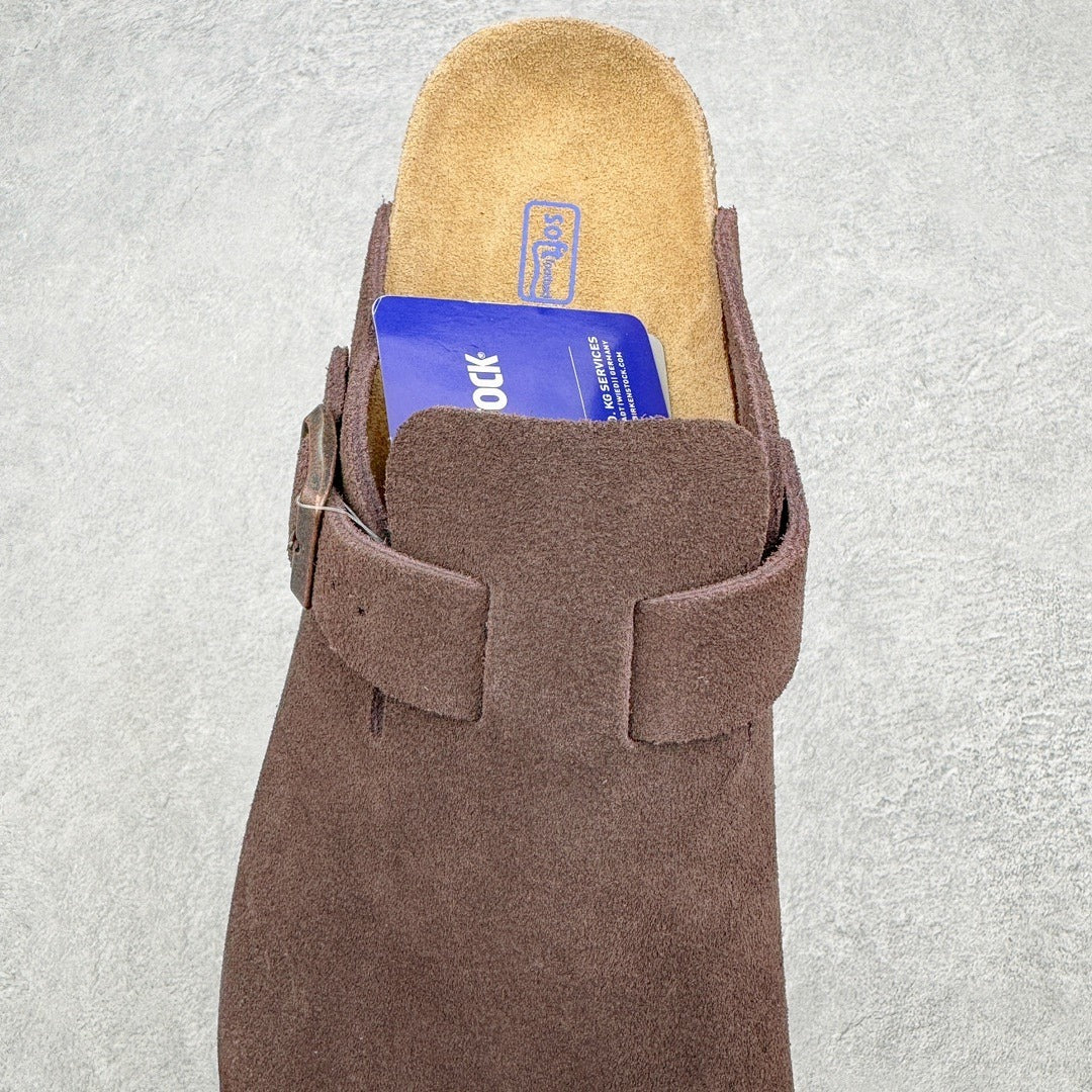 Birkenstock Boston con Plantare Morbido – Zoccoli Unisex Comfort in Pelle