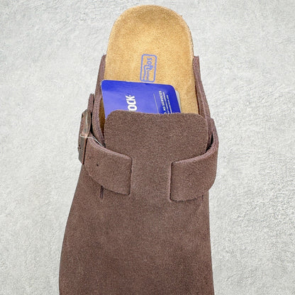 Birkenstock Boston con Plantare Morbido – Zoccoli Unisex Comfort in Pelle