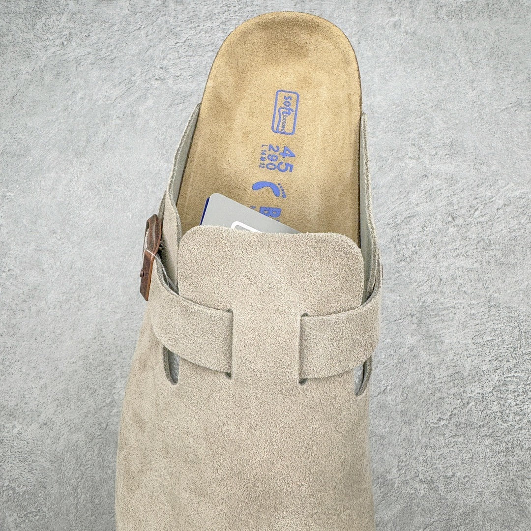 Birkenstock Boston con Plantare Morbido – Zoccoli Unisex Comfort in Pelle