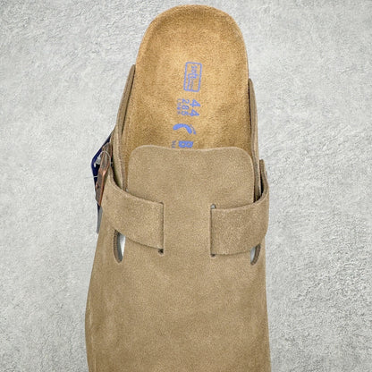 Birkenstock Boston con Plantare Morbido – Zoccoli Unisex Comfort in Pelle