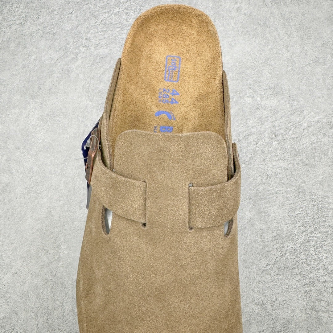 Birkenstock Boston con Plantare Morbido – Zoccoli Unisex Comfort in Pelle