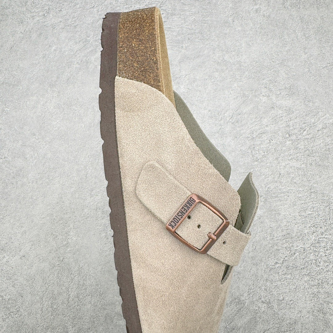 Birkenstock Boston con Plantare Morbido – Zoccoli Unisex Comfort in Pelle
