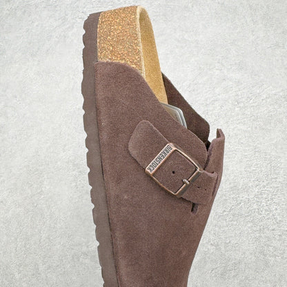 Birkenstock Boston con Plantare Morbido – Zoccoli Unisex Comfort in Pelle