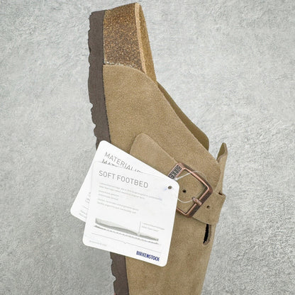 Birkenstock Boston con Plantare Morbido – Zoccoli Unisex Comfort in Pelle