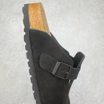Birkenstock Boston con Plantare Morbido – Zoccoli Unisex Comfort in Pelle
