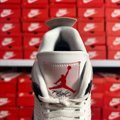 Nike Air Jordan 4 Retro OG White Cement Sneakers Uomo Donna