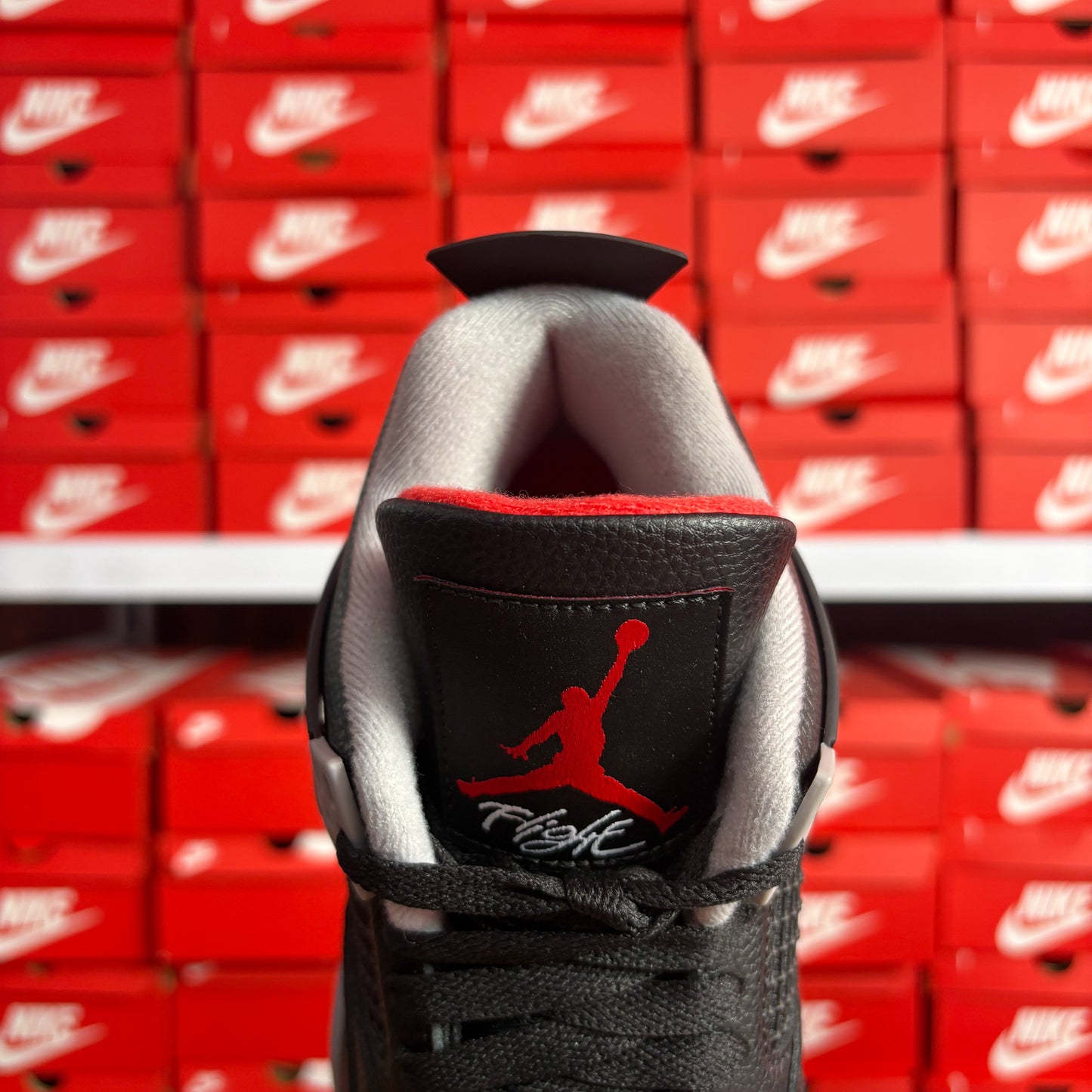 Nike Air Jordan 4 Retro Bred Reimagined Black Red – Sneakers Uomo Donna
