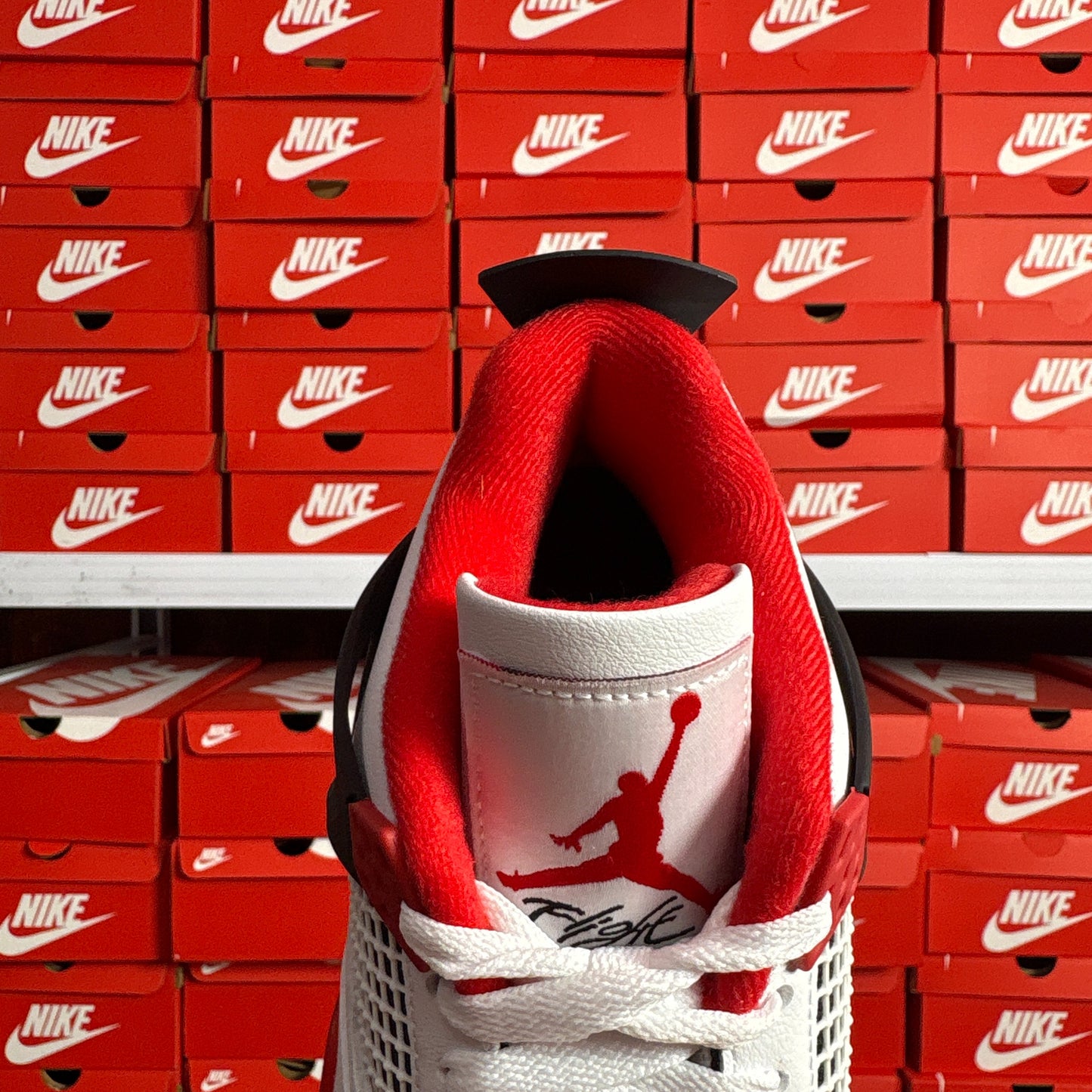 Nike Air Jordan 4 Retro Fire Red Scarpe Uomo Donna