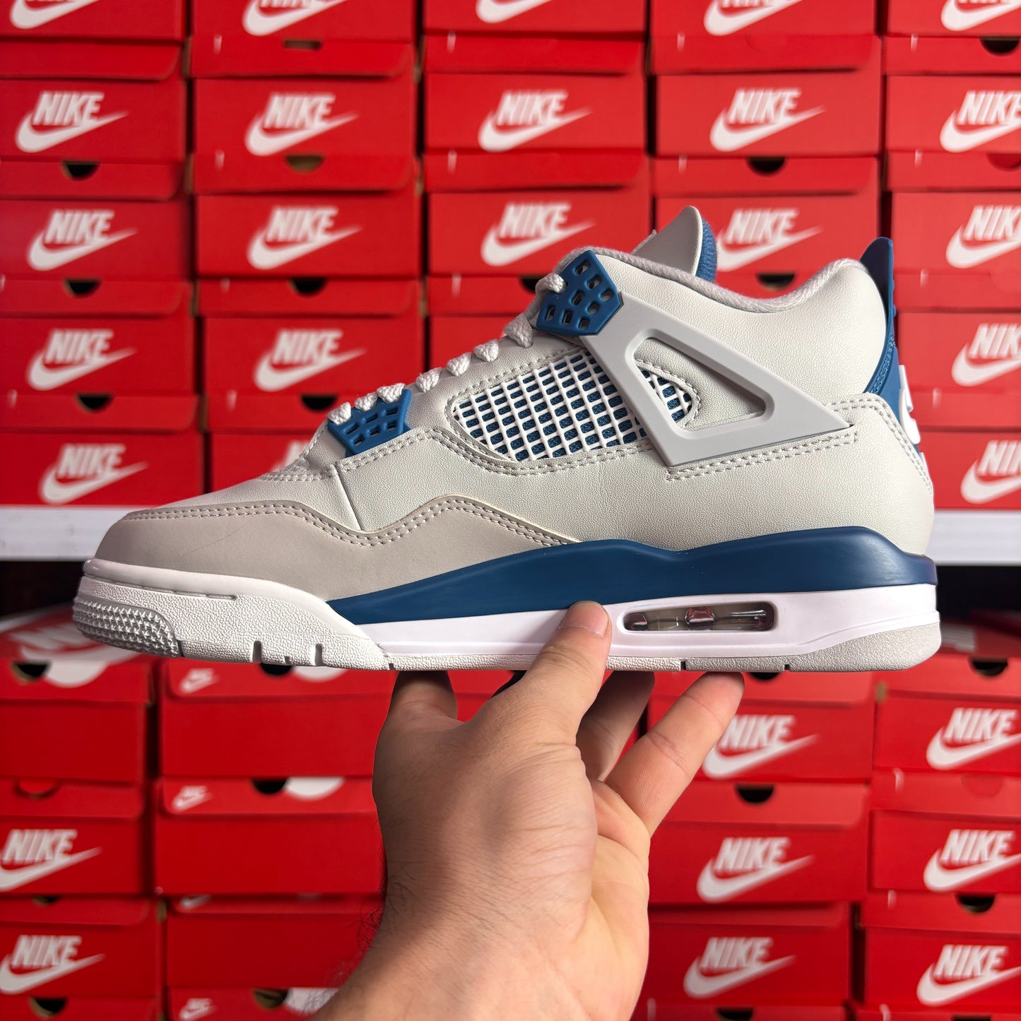 Nike Air Jordan 4 Retro OG Military Blue – Sneakers Uomo Donna