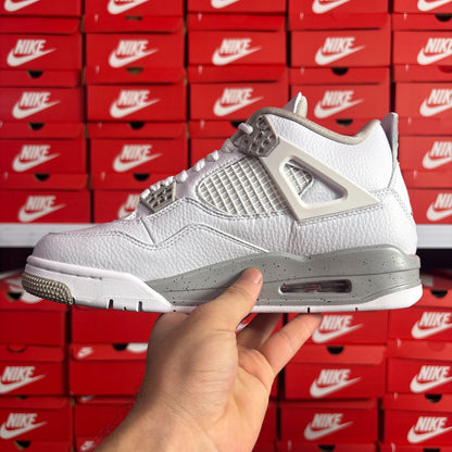 Nike Air Jordan 4 Retro White Oreo Sneakers Uomo Donna