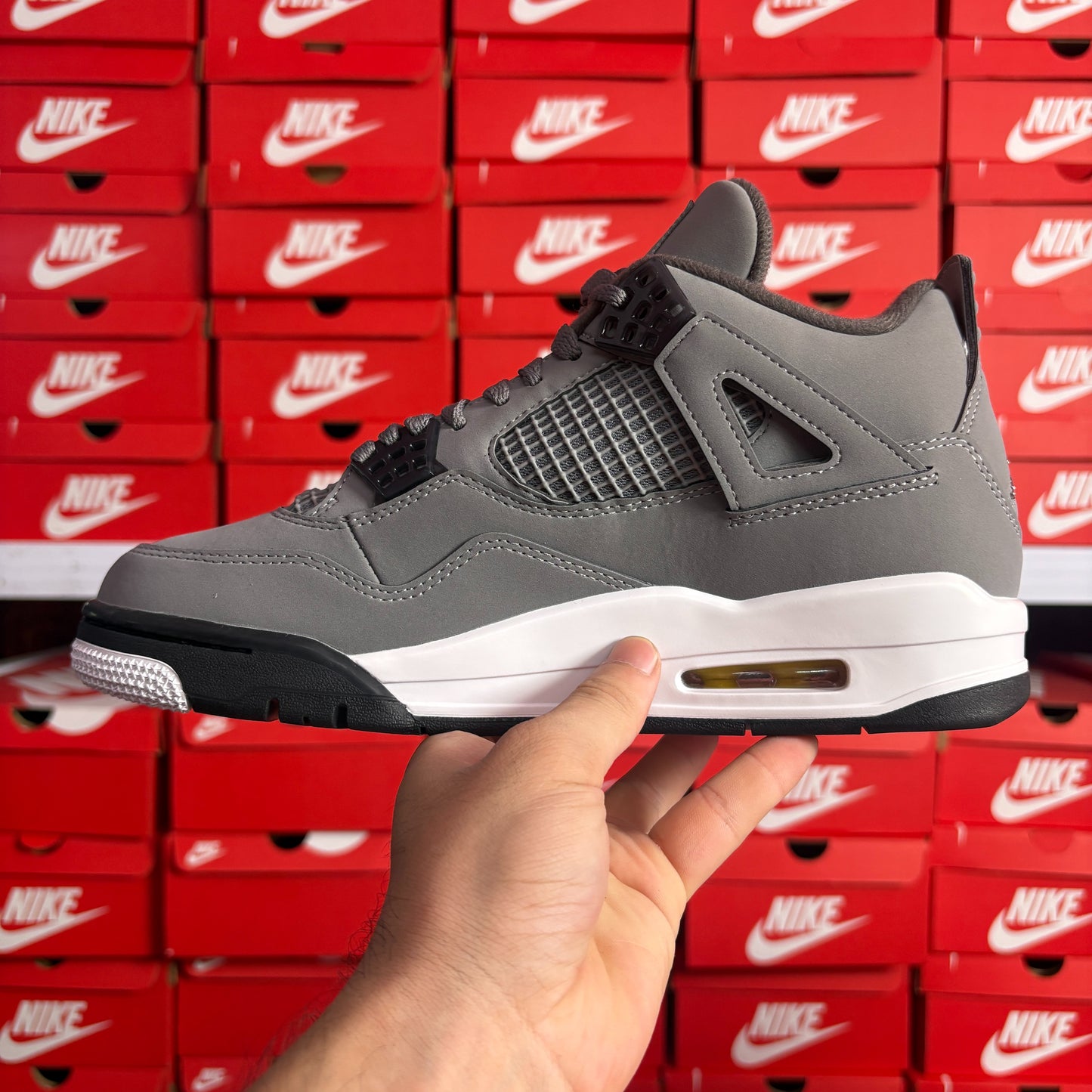 Nike Air Jordan 4 Retro Cool Grey Sneakers Uomo Donna