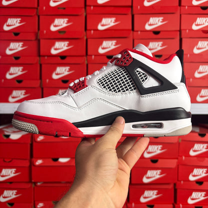 Nike Air Jordan 4 Retro Fire Red Scarpe Uomo Donna