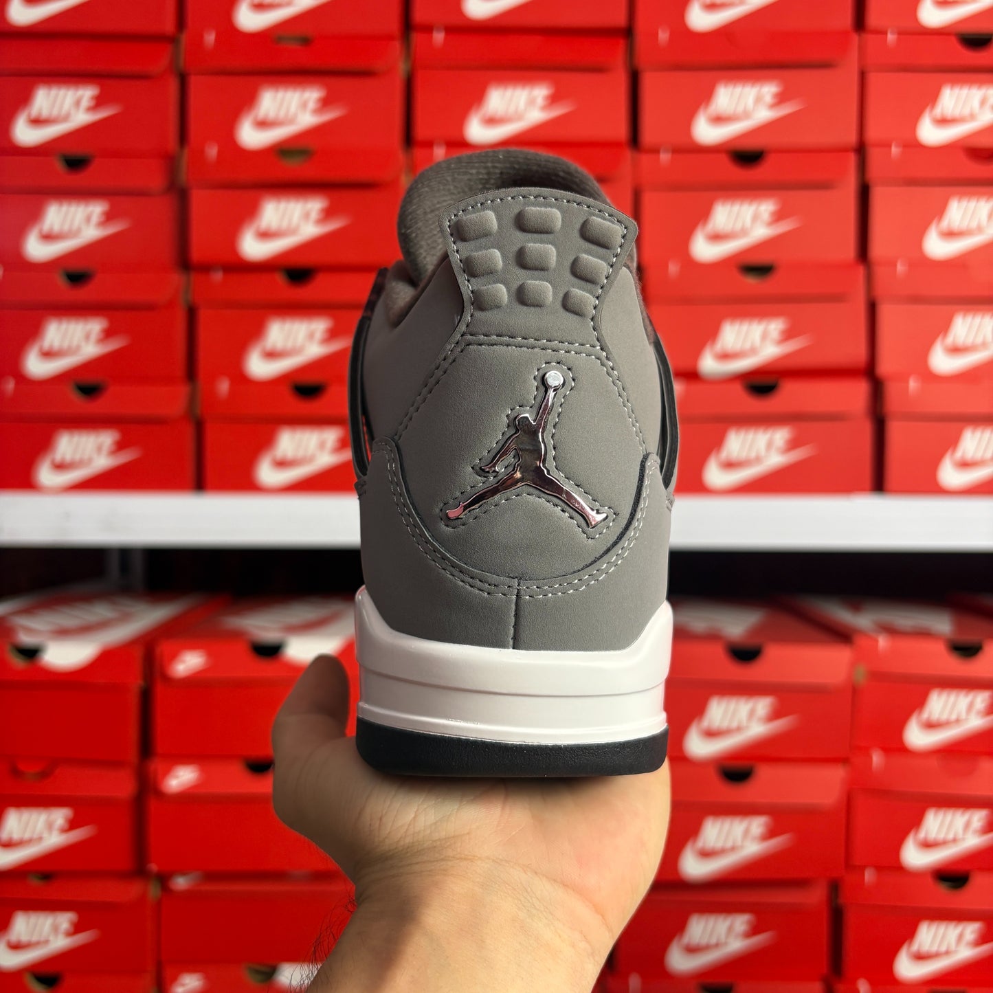 Nike Air Jordan 4 Retro Cool Grey Sneakers Uomo Donna