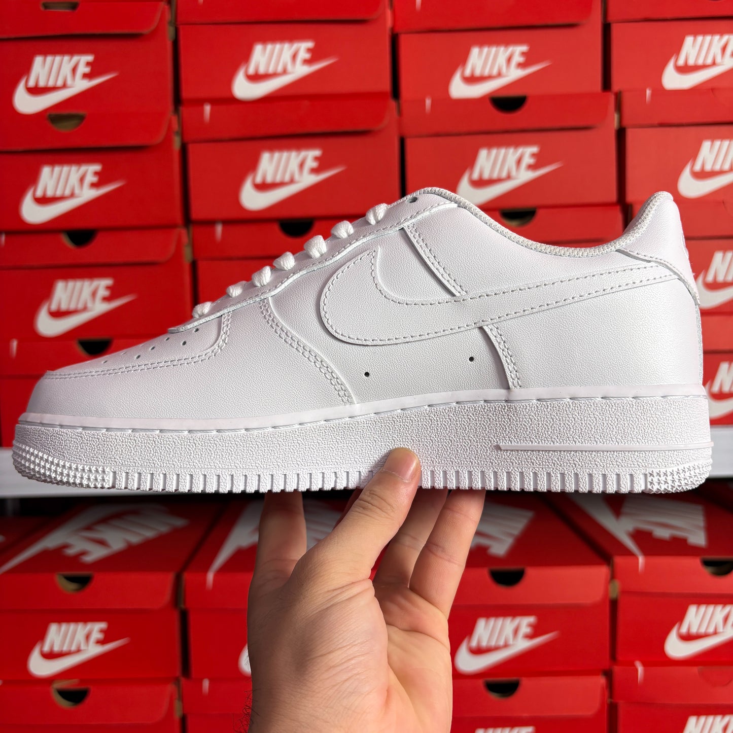 Nike Air Force 1 '07 White Uomo Donna Sneakers Bianche