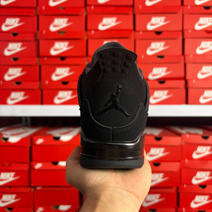 Nike Air Jordan 4 Retro Black Cat Scarpe Sneakers Uomo Donna Nero
