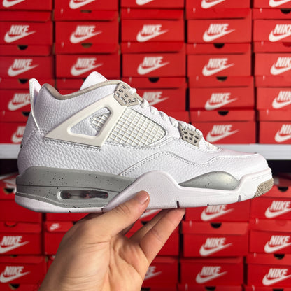 Nike Air Jordan 4 Retro White Oreo Sneakers Uomo Donna