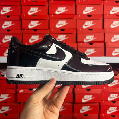 Nike Air Force 1 '07 Black Dark Beetroot Scarpe Uomo Donna Sneakers