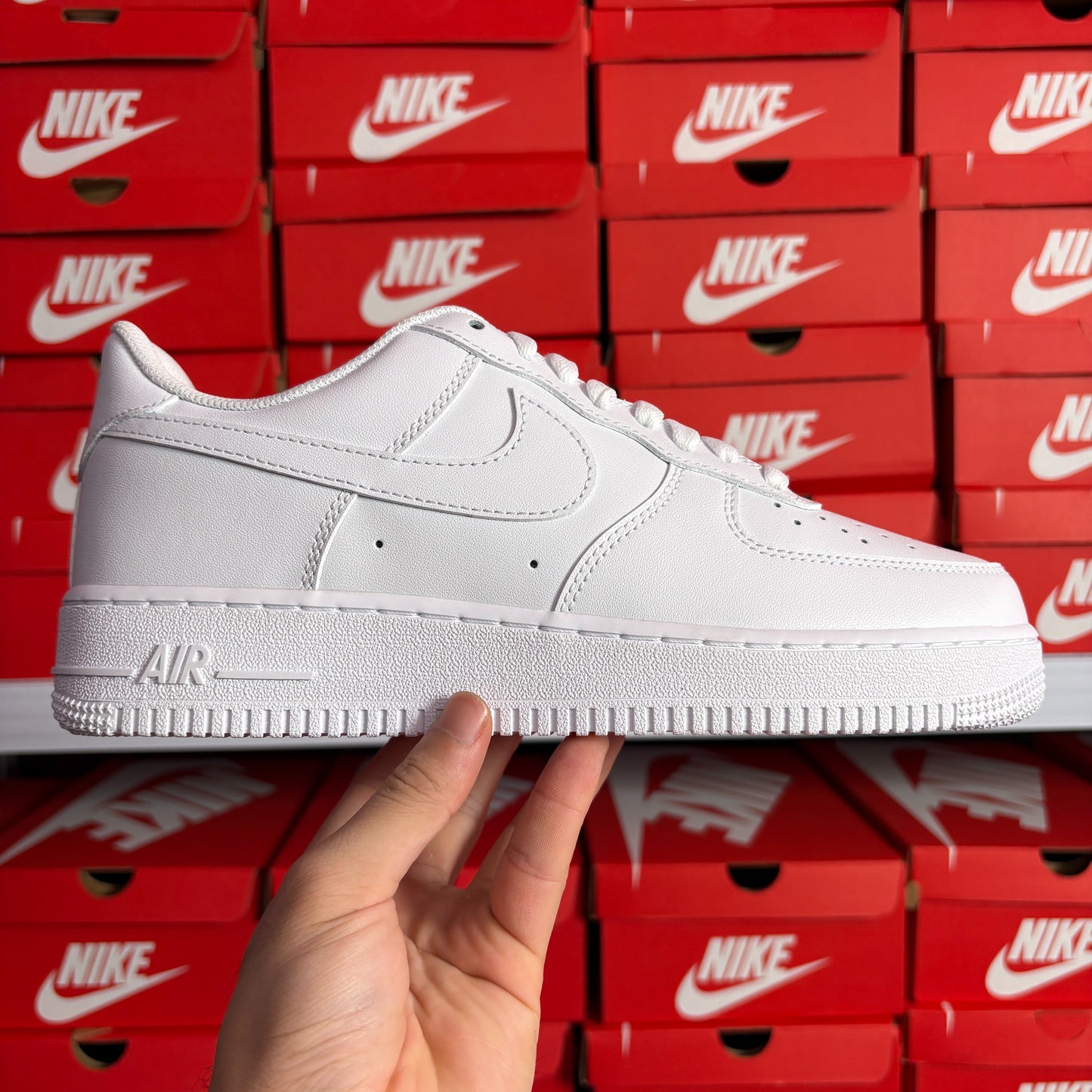 Nike Air Force 1 '07 White Uomo Donna Sneakers Bianche