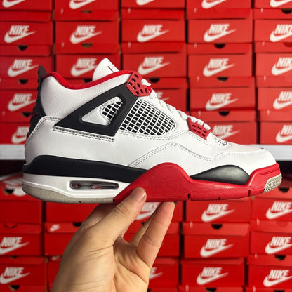 Nike Air Jordan 4 Retro Fire Red Scarpe Uomo Donna